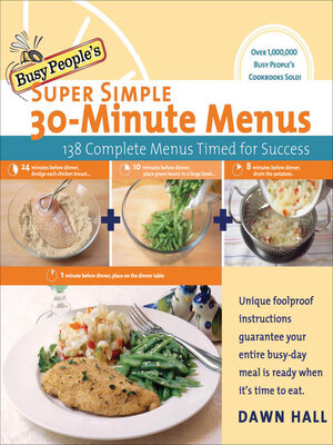 cover image of Busy People's Super Simple 30-Minute Menus